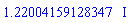 1.22004159128347*I