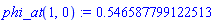phi_at(1, 0) := .546587799122513