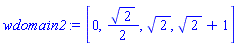 wdomain2 := [0, 2^(1/2)/2, 2^(1/2), 2^(1/2)+1]