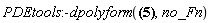 PDEtools:-dpolyform(f(x) = exp(exp(x^(1/2)))/x^2, no_Fn)