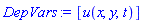 [u(x, y, t)]