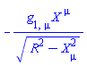 -Physics:-g_[1, mu]*Physics:-SpaceTimeVector[`~mu`](X)/(R^2-Physics:-SpaceTimeVector[mu](X)^2)^(1/2)