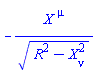 -Physics:-SpaceTimeVector[`~mu`](X)/(R^2-Physics:-SpaceTimeVector[nu](X)^2)^(1/2)