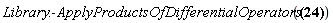 Library:-ApplyProductsOfDifferentialOperators(Physics[`*`](`@`(Physics[D_][mu], Physics[D_][nu])-`@`(Physics[D_][nu], Physics[D_][mu]), A[rho](X)))