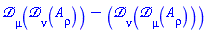 Physics:-D_[mu](Physics:-D_[nu](A[rho](X), [X]), [X])-Physics:-D_[nu](Physics:-D_[mu](A[rho](X), [X]), [X])