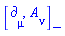Physics:-Commutator(Physics:-d_[mu], A[nu](X))