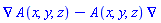 Physics:-`*`(Physics:-Vectors:-Nabla, A(x, y, z))-Physics:-`*`(A(x, y, z), Physics:-Vectors:-Nabla)