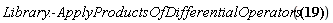 Library:-ApplyProductsOfDifferentialOperators(Physics[`*`](Physics[`*`](Physics[D_][mu], Physics[D_][nu])-Physics[`*`](Physics[D_][nu], Physics[D_][mu]), A[rho](X)))
