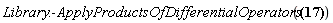 Library:-ApplyProductsOfDifferentialOperators(Physics[`*`](Physics[D_][mu], Physics[D_][nu])-Physics[`*`](Physics[D_][nu], Physics[D_][mu]))