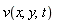 v(x, y, t)