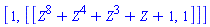 [1, [[Z^8+Z^4+Z^3+Z+1, 1]]]