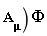 "A[mu])Phi"