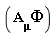 A[mu]*Phi