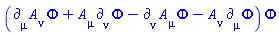 Physics:-`*`(Physics:-`*`(Physics:-d_[mu], A[nu](X), Phi(X))+Physics:-`*`(A[mu](X), Physics:-d_[nu], Phi(X))-Physics:-`*`(Physics:-d_[nu], A[mu](X), Phi(X))-Physics:-`*`(A[nu](X), Physics:-d_[mu], Phi(X)), Phi(X))
