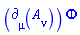 Physics:-d_[mu](A[nu](X), [X])*Phi(X)