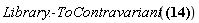 Library:-ToContravariant(h[mu, `~mu`])