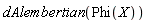 Physics:-dAlembertian(Phi(X))