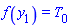 f(y[1]) = T[0]