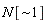 N[`~1`]
