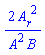 2*(diff(A(r), r))^2/(A(r)^2*B(r))
