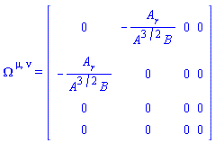 Omega[`~mu`, `~nu`] = Matrix(%id = 18446744078458943958)