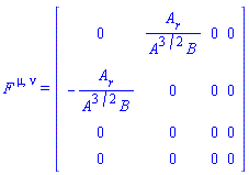 F[`~mu`, `~nu`] = Matrix(%id = 18446744078403631694)