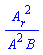 (diff(A(r), r))^2/(A(r)^2*B(r))