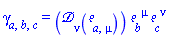 Physics:-Tetrads:-gamma_[a, b, c] = Physics:-D_[nu](Physics:-Tetrads:-e_[a, mu])*Physics:-Tetrads:-e_[b, `~mu`]*Physics:-Tetrads:-e_[c, `~nu`]