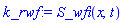 S_wfi(x, t)