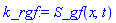 S_gf(x, t)