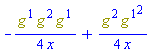 -(1/4)*Physics:-`*`(g[`~1`], g[`~2`], g[`~1`])/x+(1/4)*Physics:-`*`(g[`~2`], Physics:-`^`(g[`~1`], 2))/x