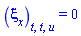 diff(diff(diff(xi[x](x, t, u), t), t), u) = 0