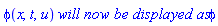 phi(x, t, u)*`will now be displayed as`*phi