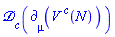 Physics:-D_[c](Physics:-d_[mu](V[`~c`](N), [N]), [N])