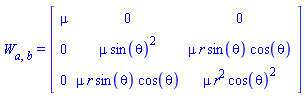 W[a, b] = Matrix(%id = 18446744078437576702)