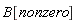 B[nonzero]