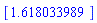 [1.618033989]
