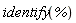 identify(%)