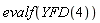 evalf(YFD(4))