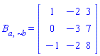 B[a, `~b`] = Matrix(%id = 18446744078235269590)
