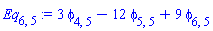 Eq[6, 5] := 3*phi[4, 5]-12*phi[5, 5]+9*phi[6, 5]