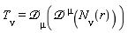T[nu] = `&Dscr;`[mu](`&Dscr;`[`~mu`](N[nu](r)))
