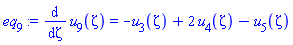 diff(u[9](zeta), zeta) = -u[3](zeta)+2*u[4](zeta)-u[5](zeta)