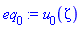 u[0](zeta)