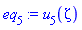u[5](zeta)