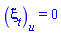 diff(xi[t](x, t, u), u) = 0