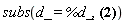 subs(Physics:-d_ = %d_, Physics:-d_[mu](A[`~mu`](X), [X]))