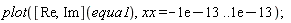 plot(([Re, Im])(equa1), xx = -0.1e-12 .. 0.1e-12);