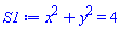 x^2+y^2 = 4