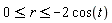 0 <= r and r <= -2*cos(t)